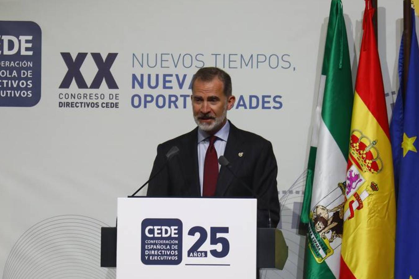 El Rey clausura el Congreso CEDE en Córdoba, en imágenes