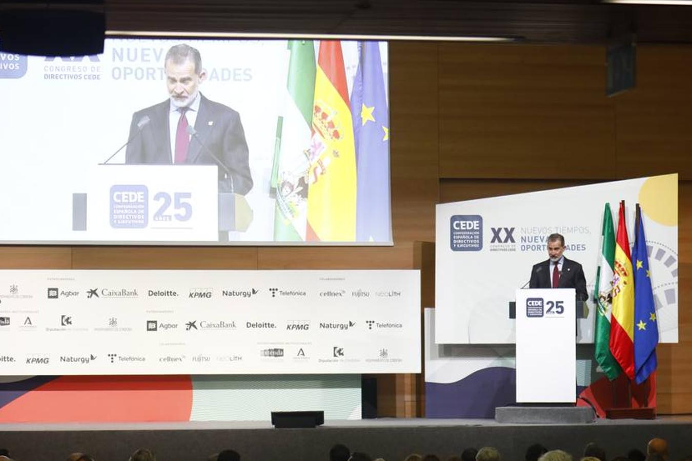 El Rey clausura el Congreso CEDE en Córdoba, en imágenes