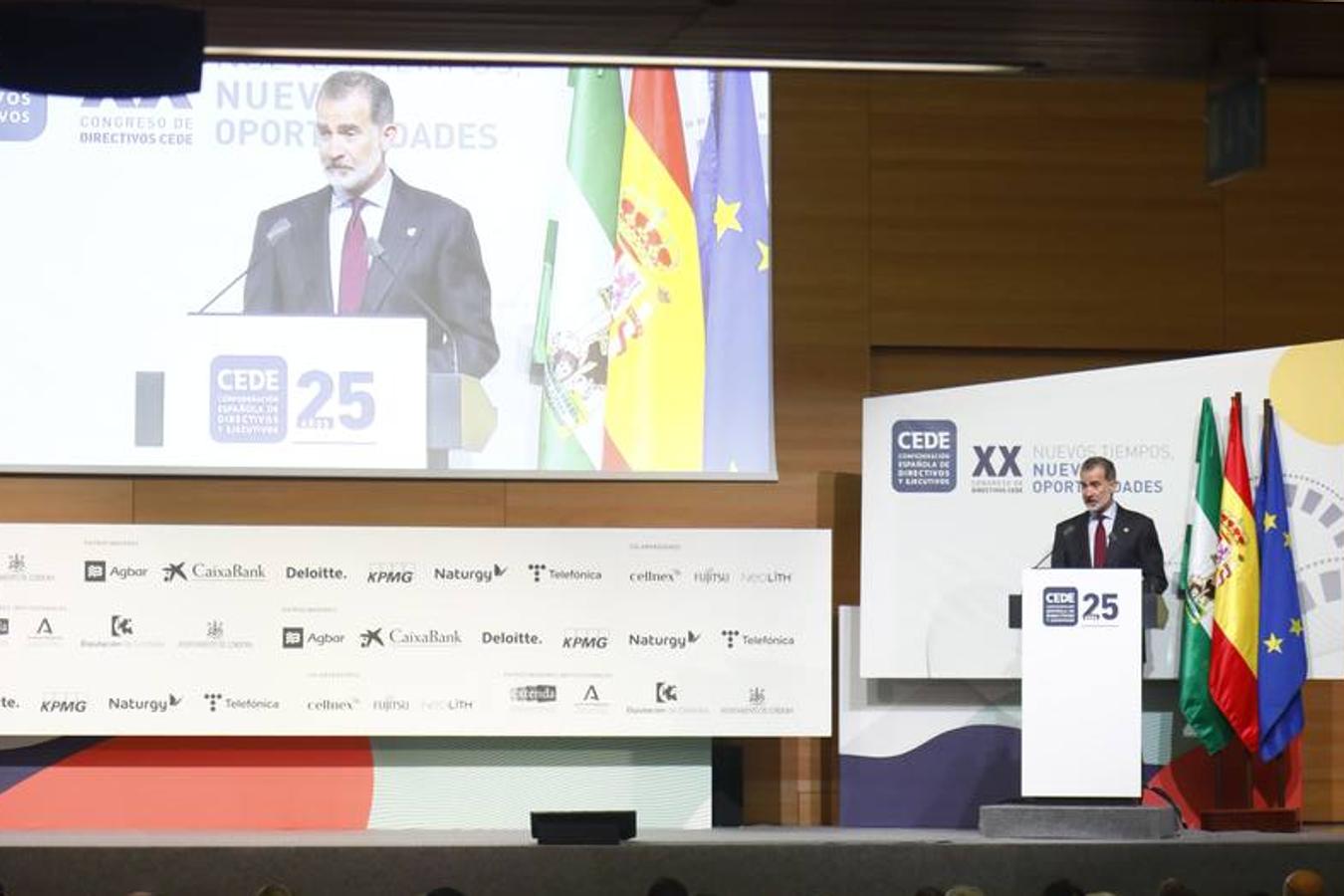 El Rey clausura el Congreso CEDE en Córdoba, en imágenes