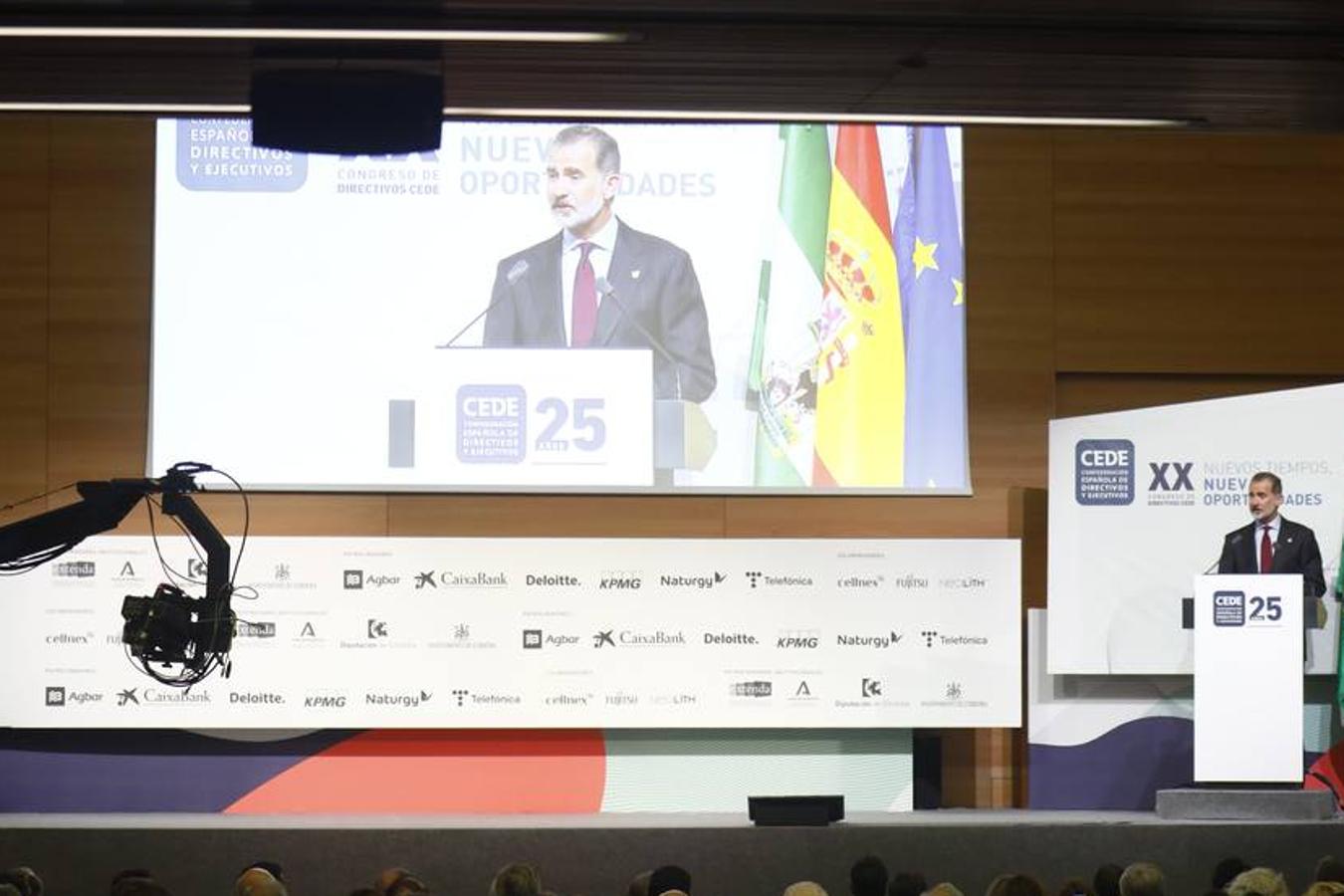 El Rey clausura el Congreso CEDE en Córdoba, en imágenes