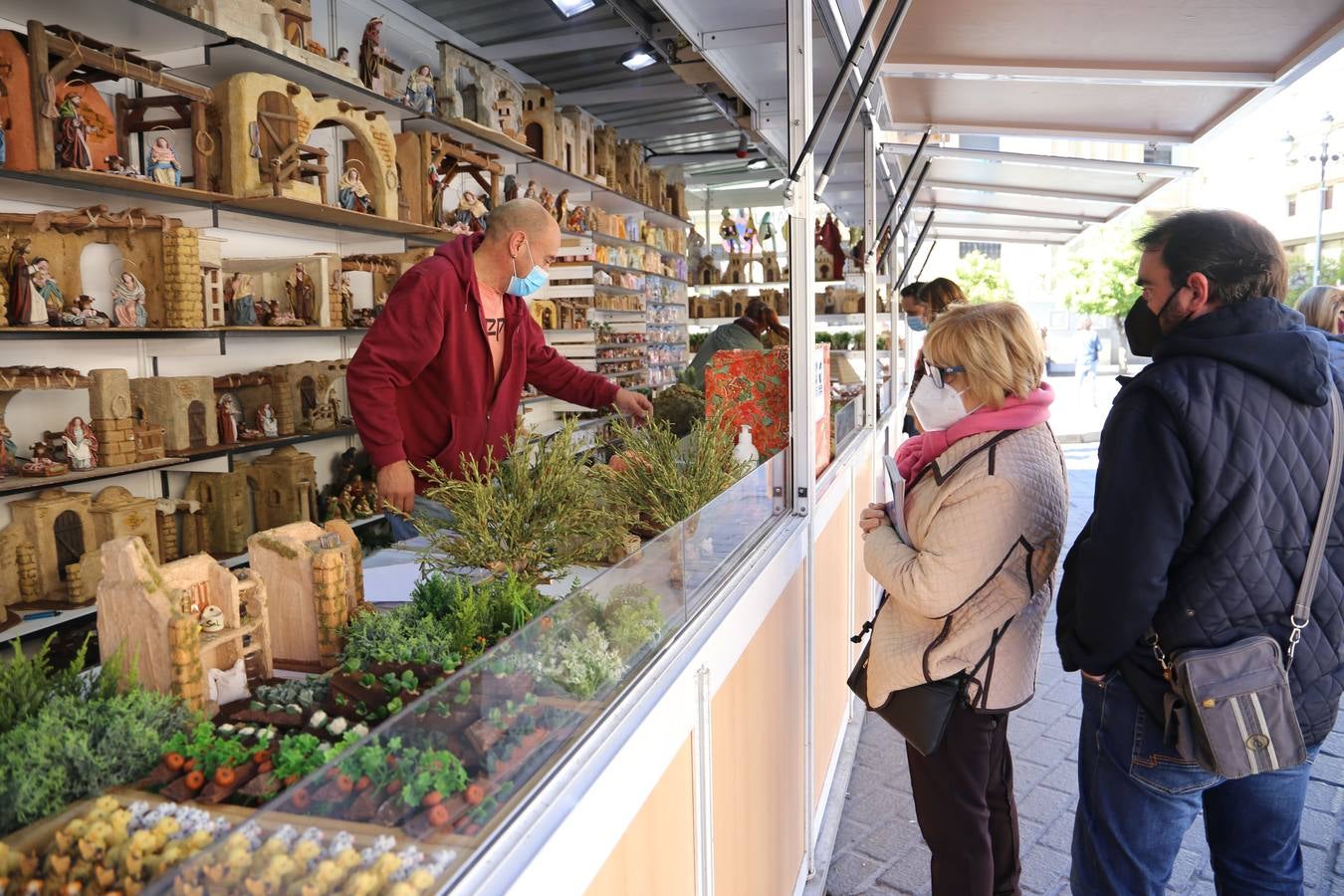 Arranca la Feria del Belén junto al Archivo de Indias