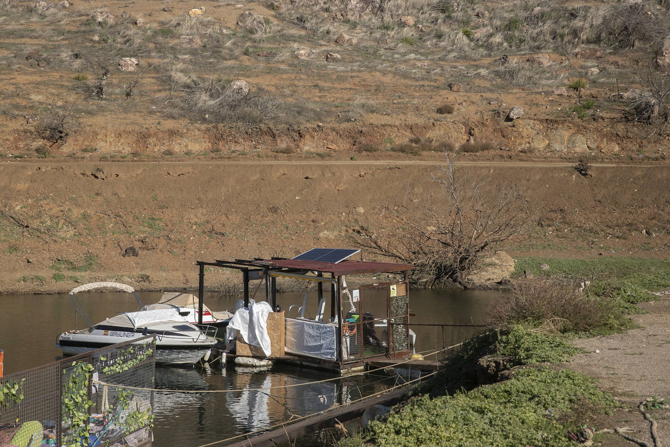 La sequía en el pantano de La Breña de Córdoba, en imágenes