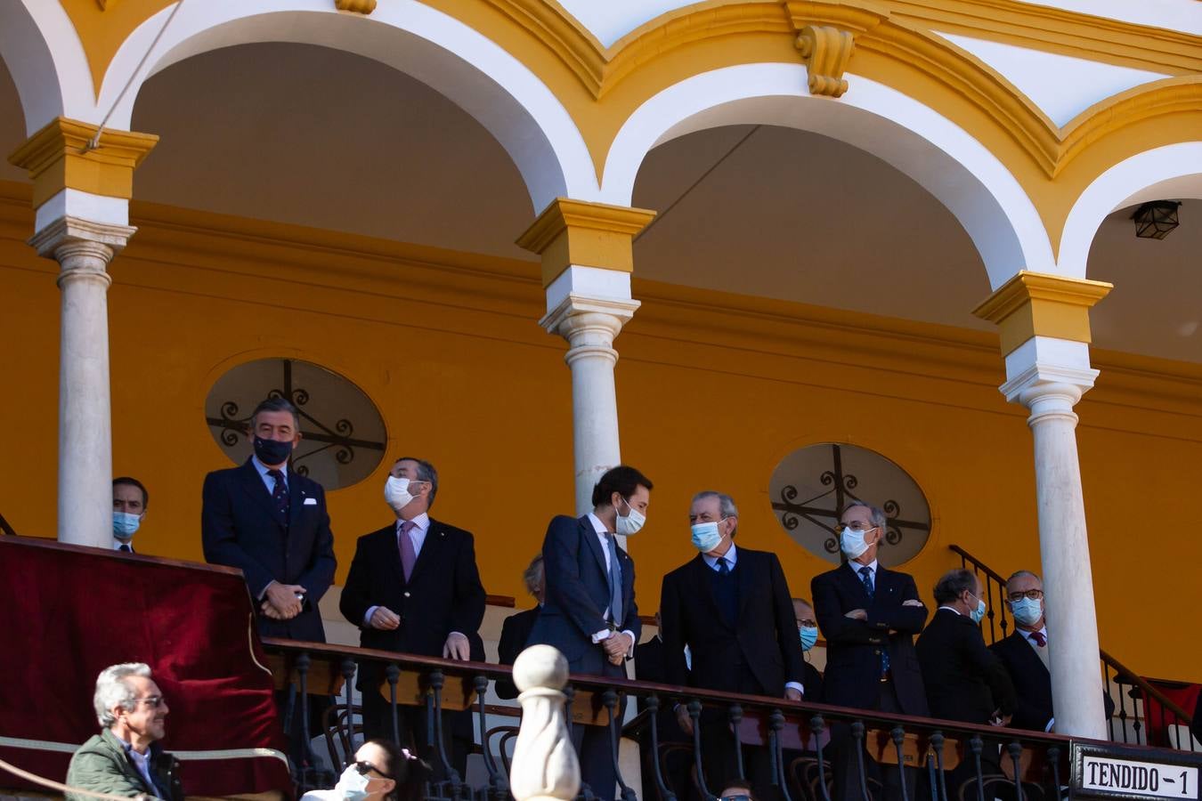 Jura de bandera en la plaza de toros de la Maestranza de Sevilla