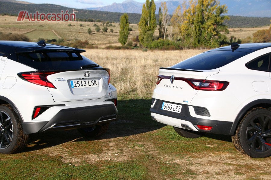 Fotogalería: Renault Arkana E-TECH vs Toyota C-HR Hybrid