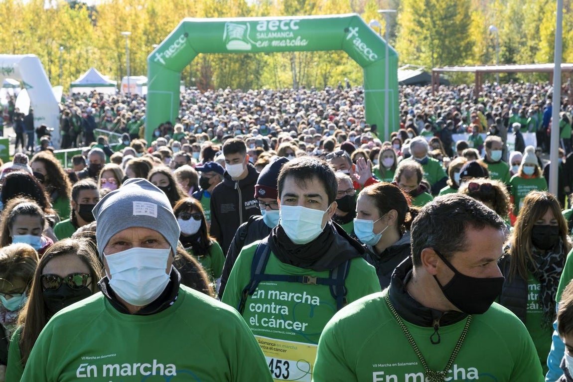 Fotogalería: Una marea verde de solidaridad para cambiar la historia en la lucha contra el cáncer