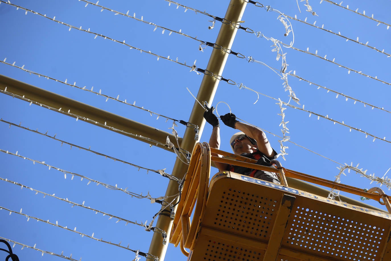 La instalación del espectáculo navideño de Córdoba, en imágenes