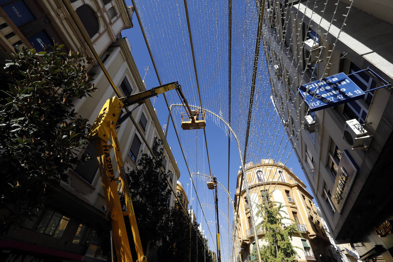 La instalación del espectáculo navideño de Córdoba, en imágenes