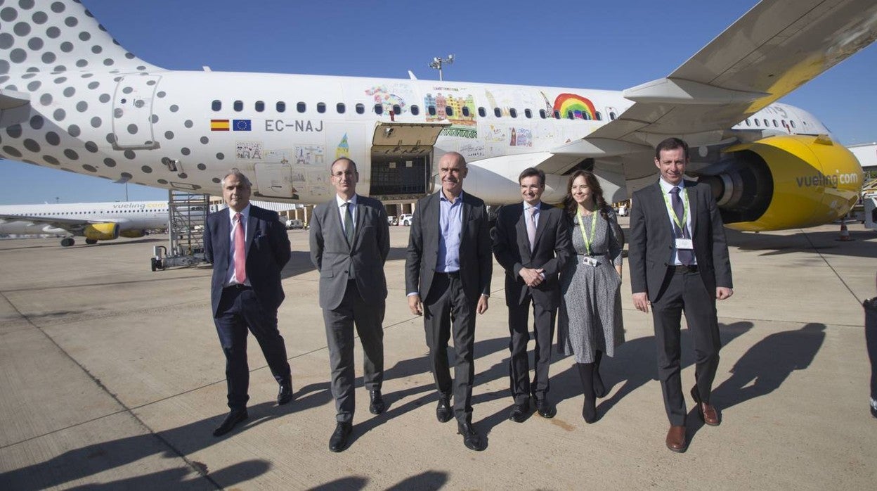 Sevilla es destino del primer vuelo ecológico, en imágenes