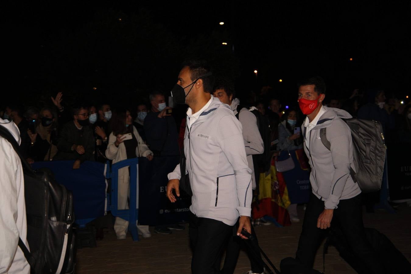 Llegada de la Selección Española de Fútbol a Sevilla, en imágenes