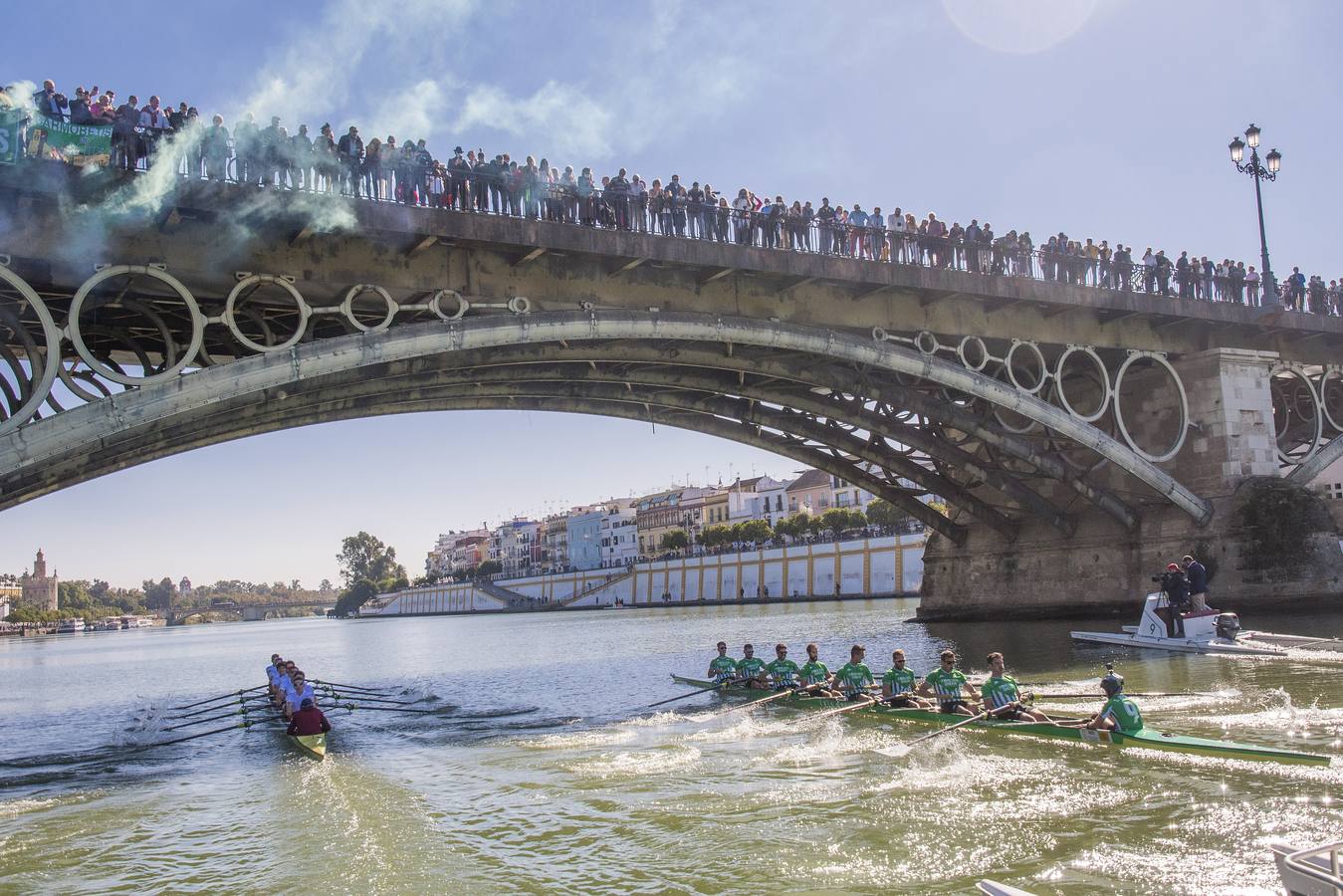 En imágenes, la 55ª edición de la Regata Sevilla-Betis