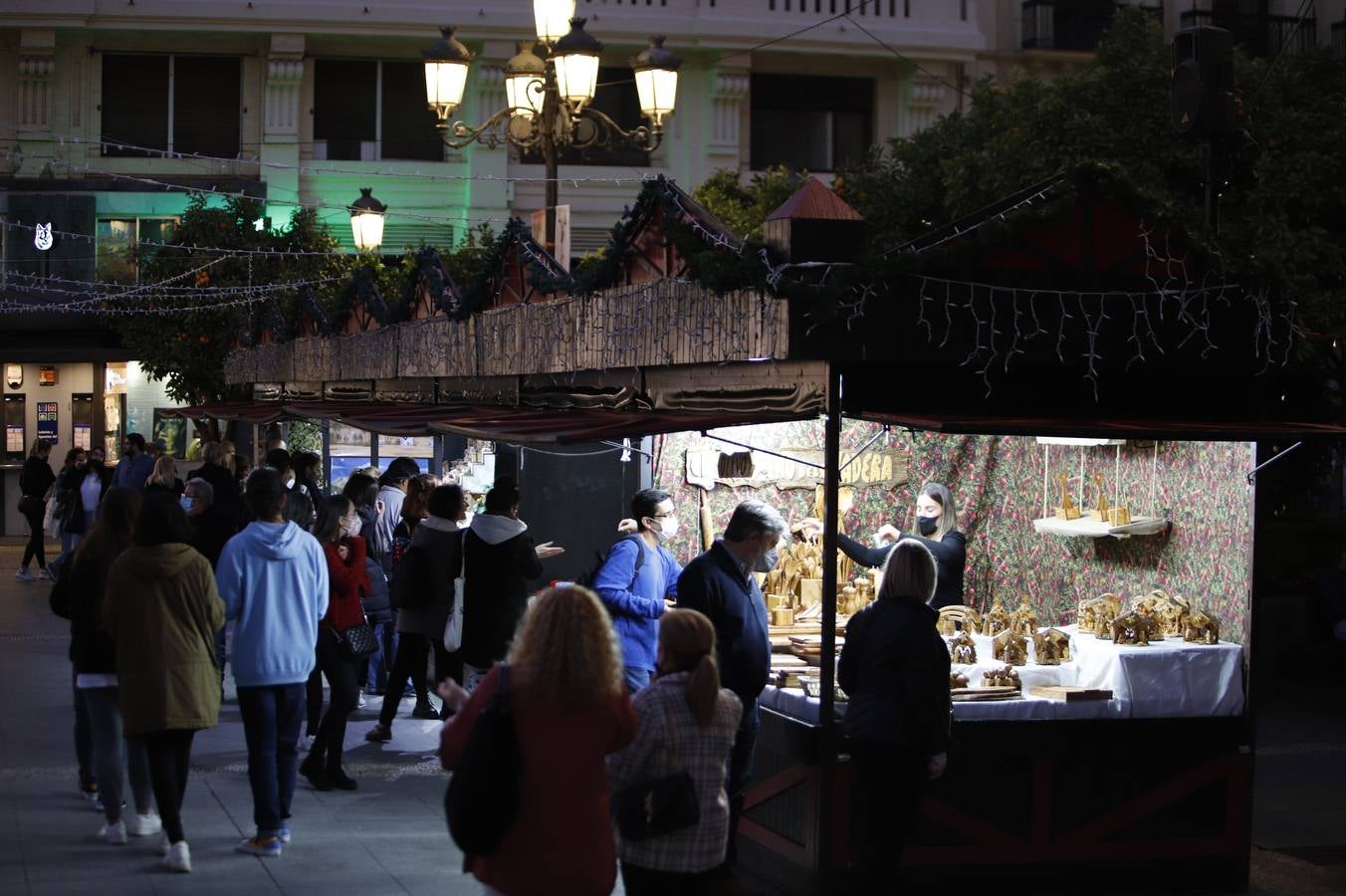 El arranque del mercado navideño de Córdoba en Las Tendillas, en imágenes