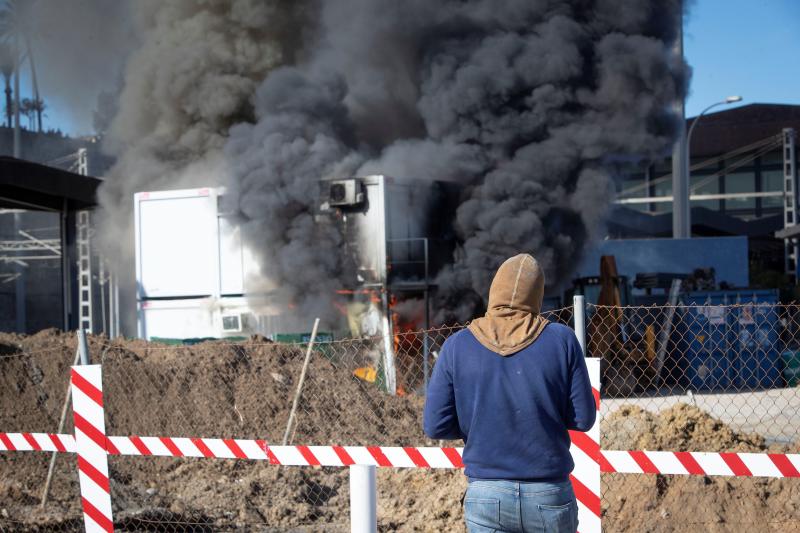 En imágenes, los disturbios provocados por la huelga de los trabajadores del metal de Cádiz