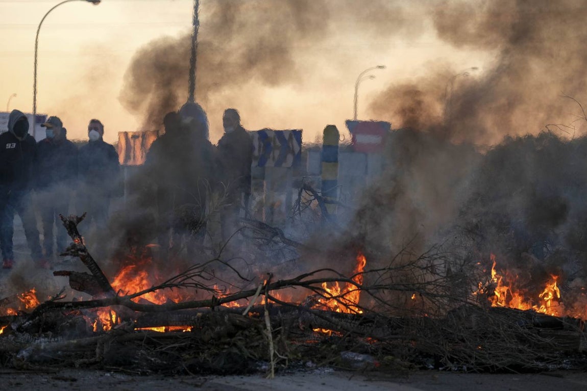Segundo día de huelga del metal en Puerto Real