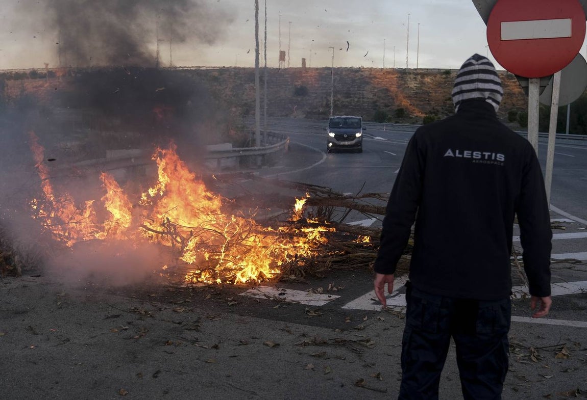 Segundo día de huelga del metal en Puerto Real