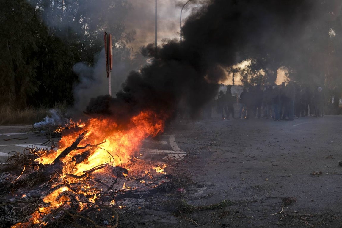 Segundo día de huelga del metal en Puerto Real