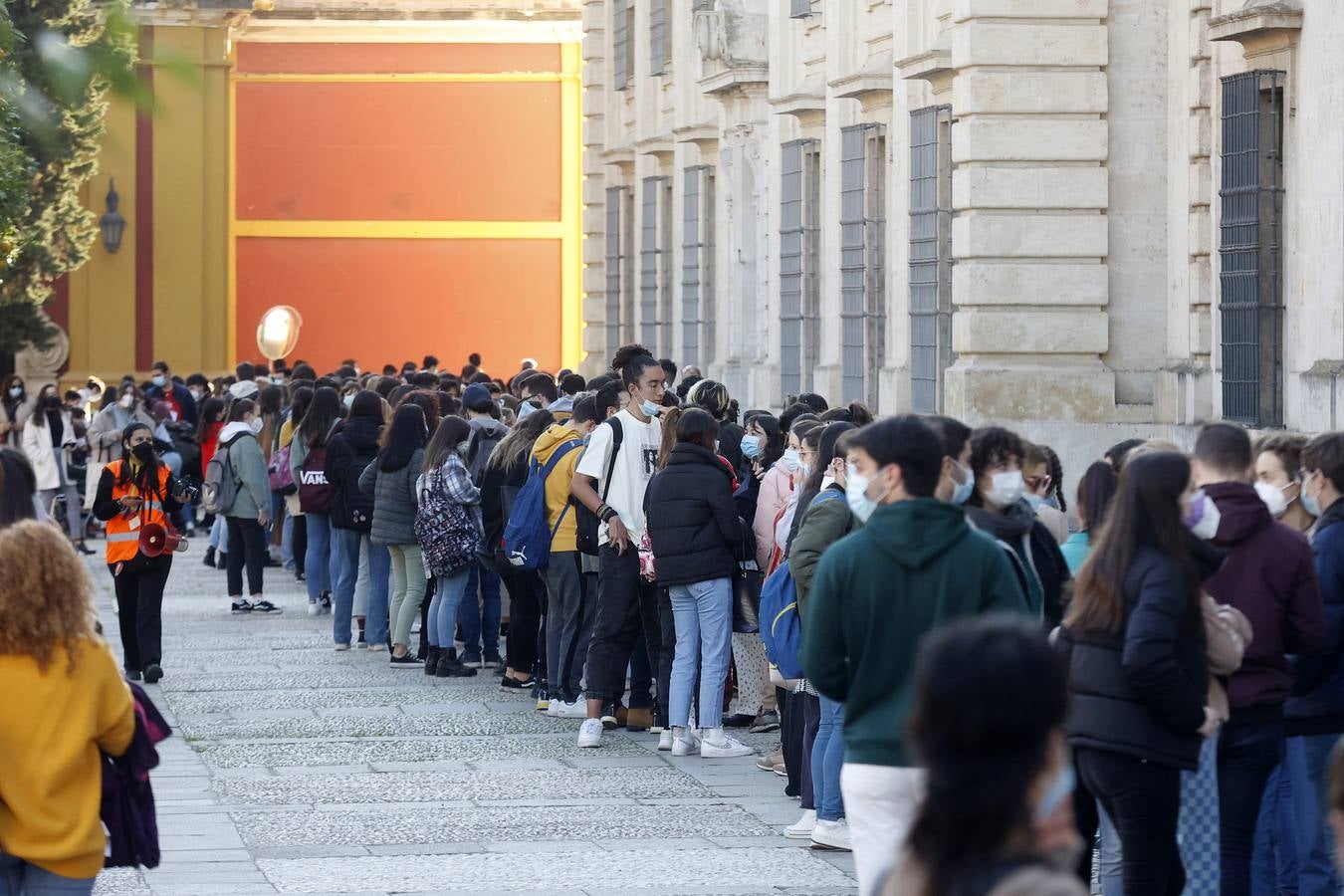 Movilización de los estudiantes de la Universidad de Sevilla, en imágenes