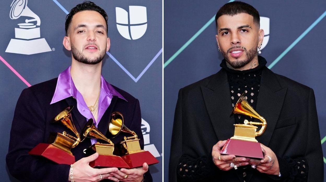 C.Tangana, Rauw Alejandro y Camilo: triunfadores en música y estilo en los Grammy Latinos 2021