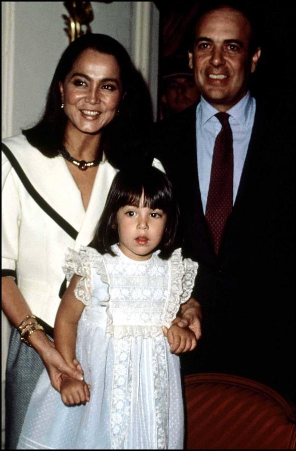 Tamara con sus padres, Carlos Falcó e Isabel Preysler. 