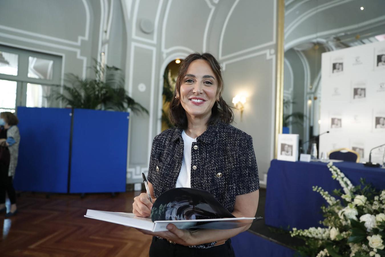 En la presentación de su libros 'Las recetas de la casa de mi madre'. 