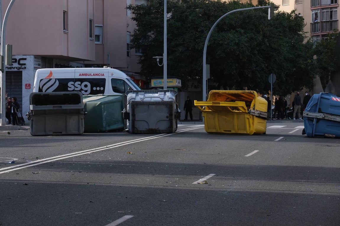 Cuarto día de altercados en Cádiz por la huelga del metal