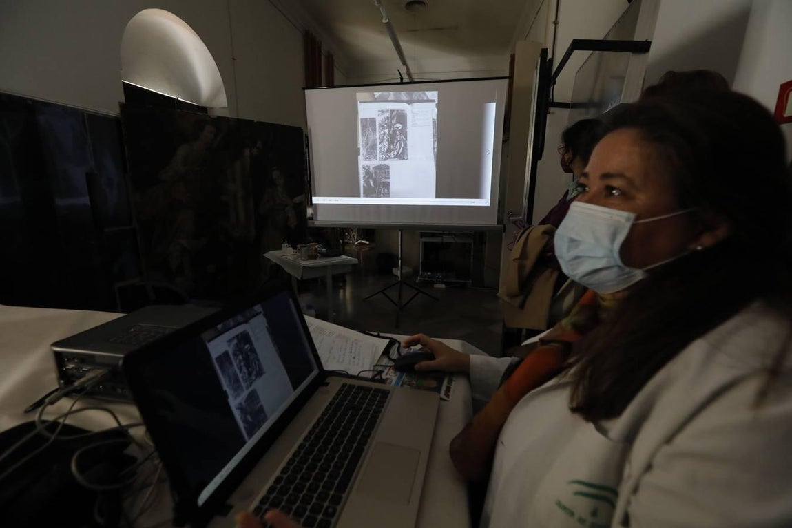 Así trabajan los restauradores del Museo de Bellas Artes de Córdoba, en imágenes
