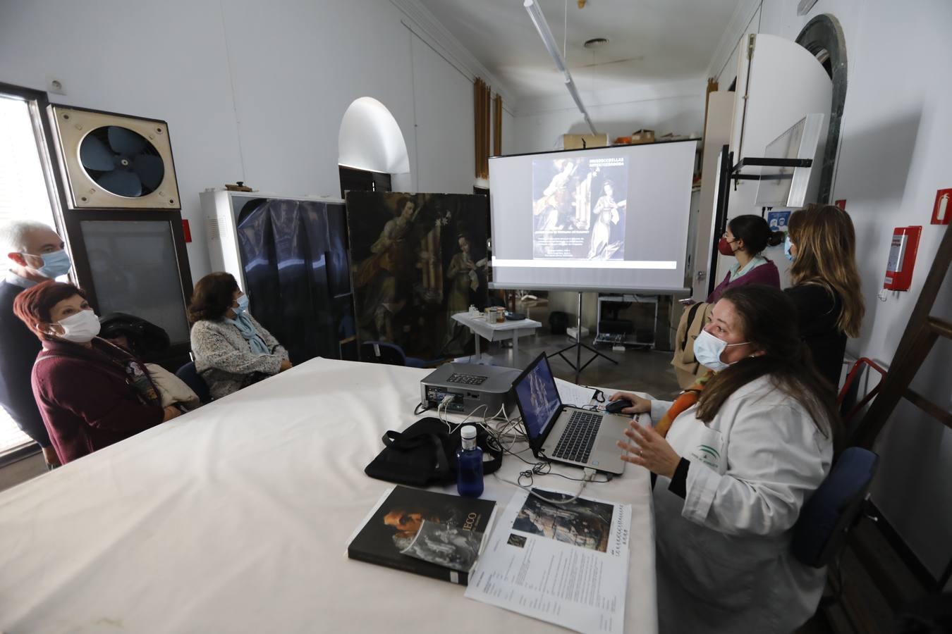 Así trabajan los restauradores del Museo de Bellas Artes de Córdoba, en imágenes