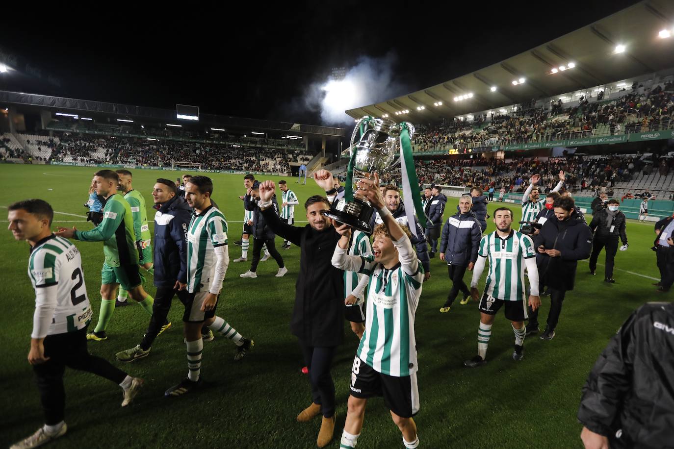 La celebración del título de campeón de Copa RFEF del Córdoba CF, en imágenes