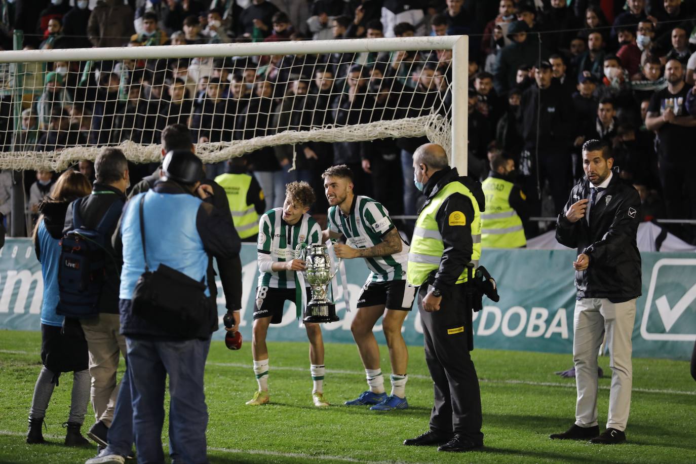 La celebración del título de campeón de Copa RFEF del Córdoba CF, en imágenes