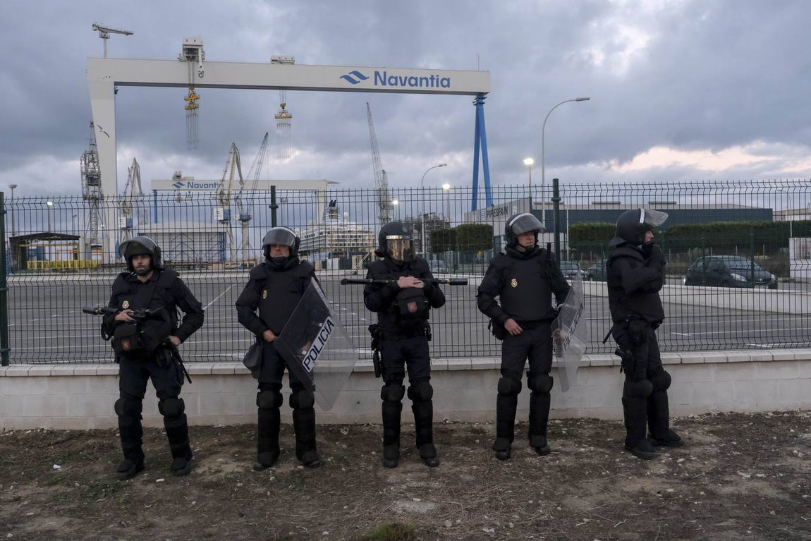 FOTOS: Huelga del Metal el 23-N, un día muy triste para Cádiz y su Bahía