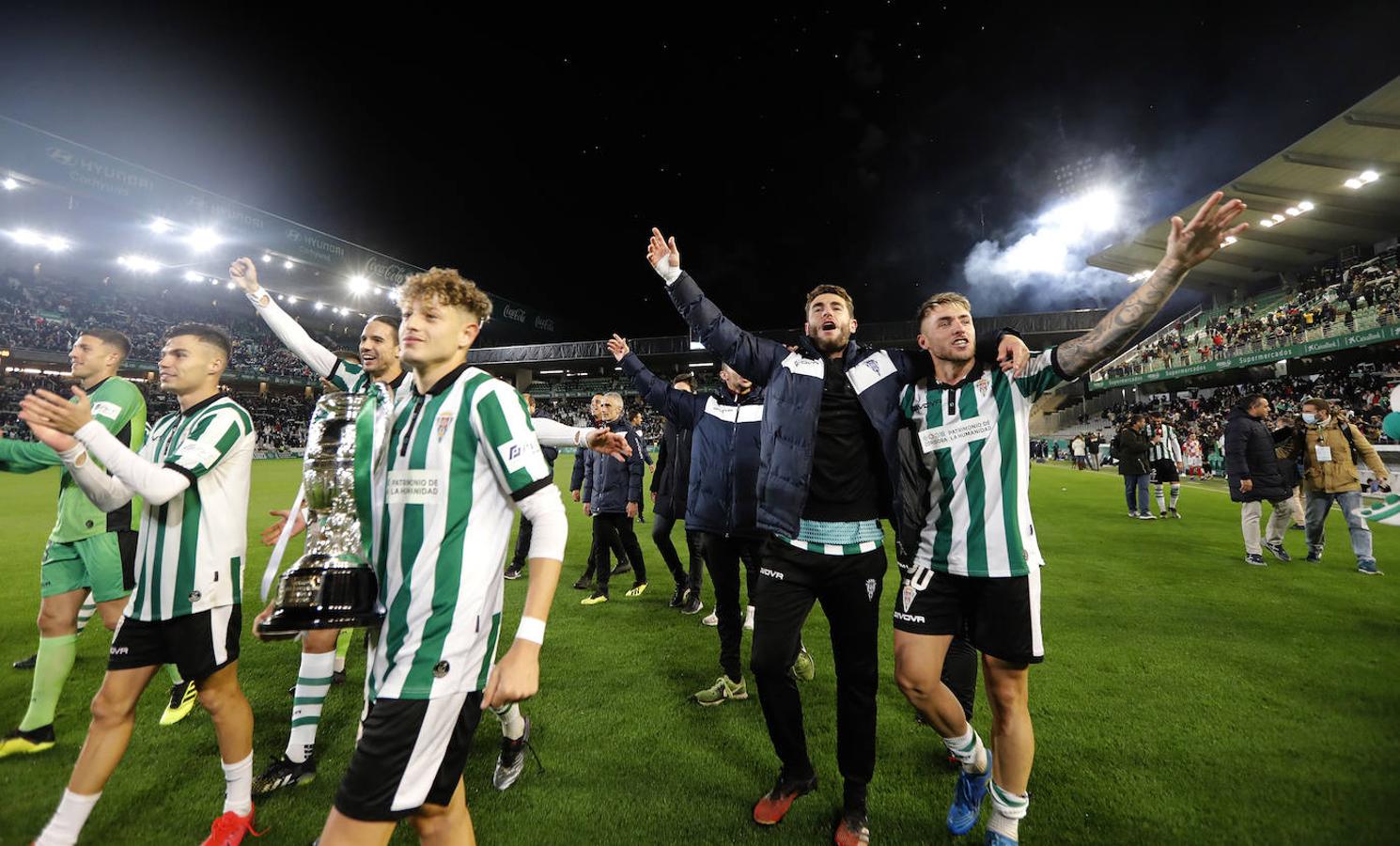 La celebración del título de campeón de Copa RFEF del Córdoba CF, en imágenes