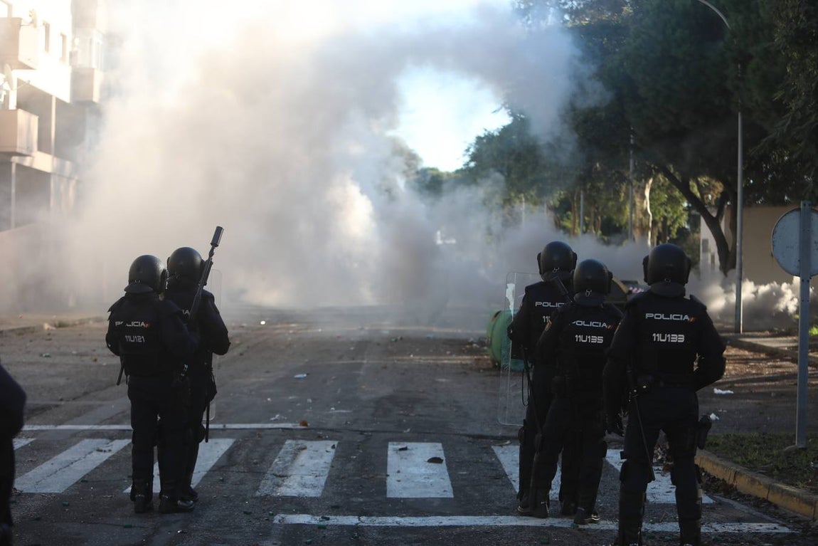 Un barrio de Cádiz, escenario de la batalla