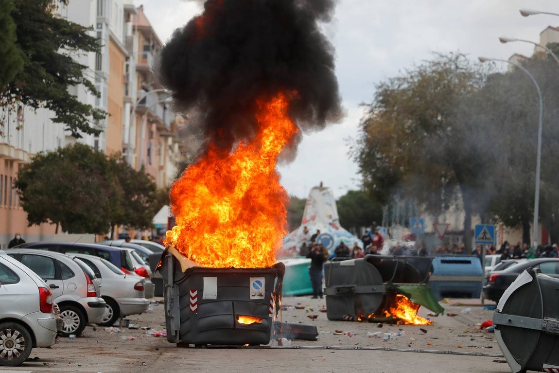 Un barrio de Cádiz, escenario de la batalla