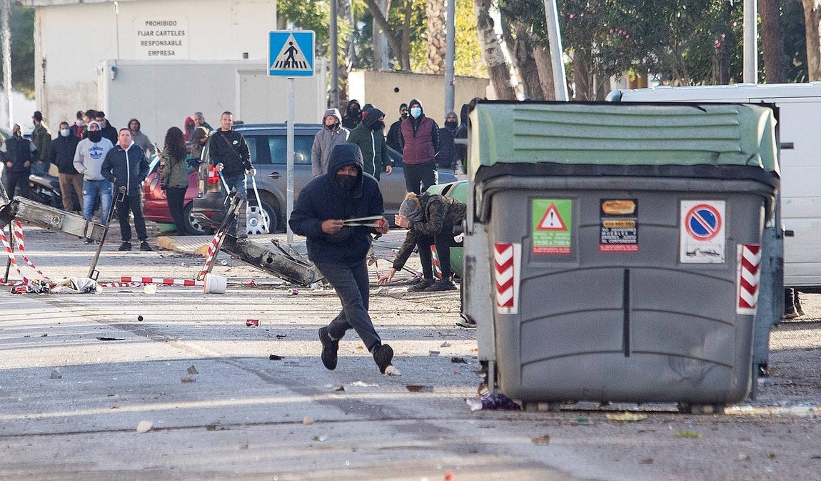 Un barrio de Cádiz, escenario de la batalla