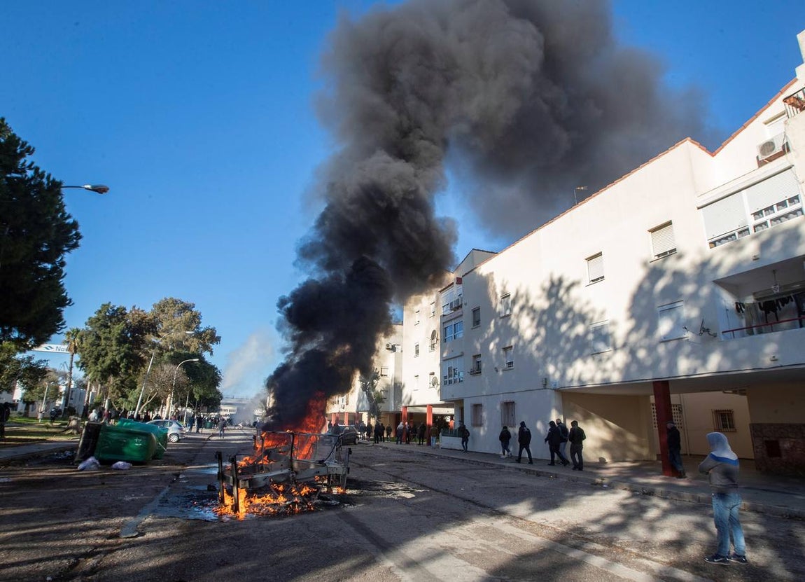 Un barrio de Cádiz, escenario de la batalla