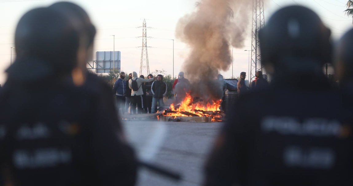Un barrio de Cádiz, escenario de la batalla