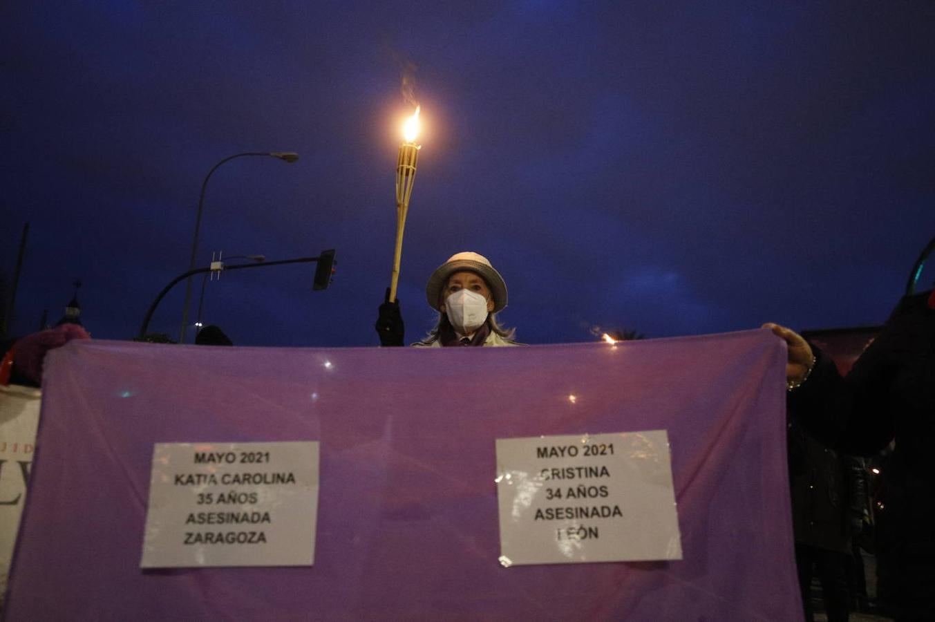 La manifestación contra la violencia machista en Córdoba, en imágenes