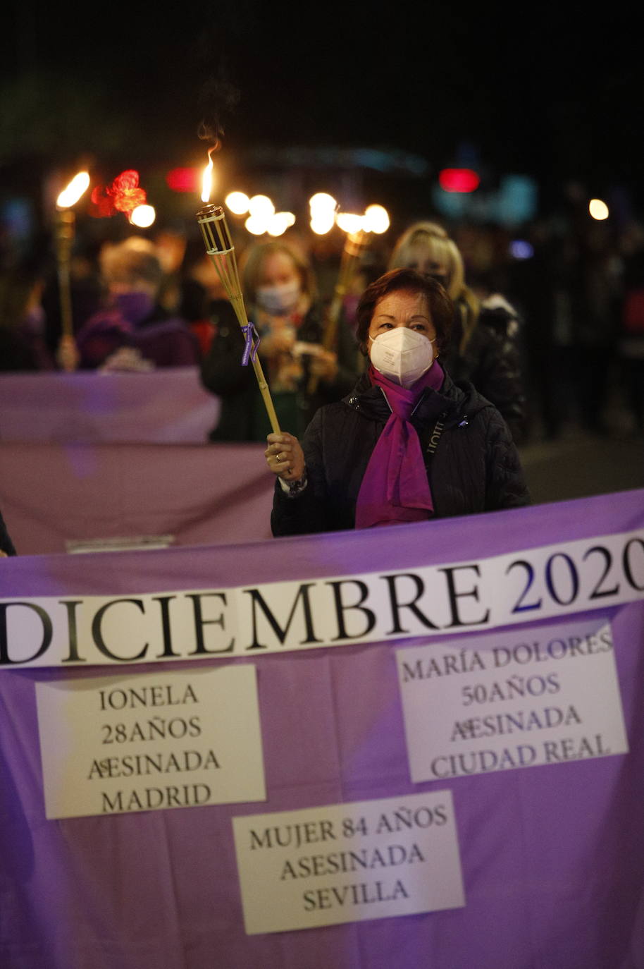 La manifestación contra la violencia machista en Córdoba, en imágenes