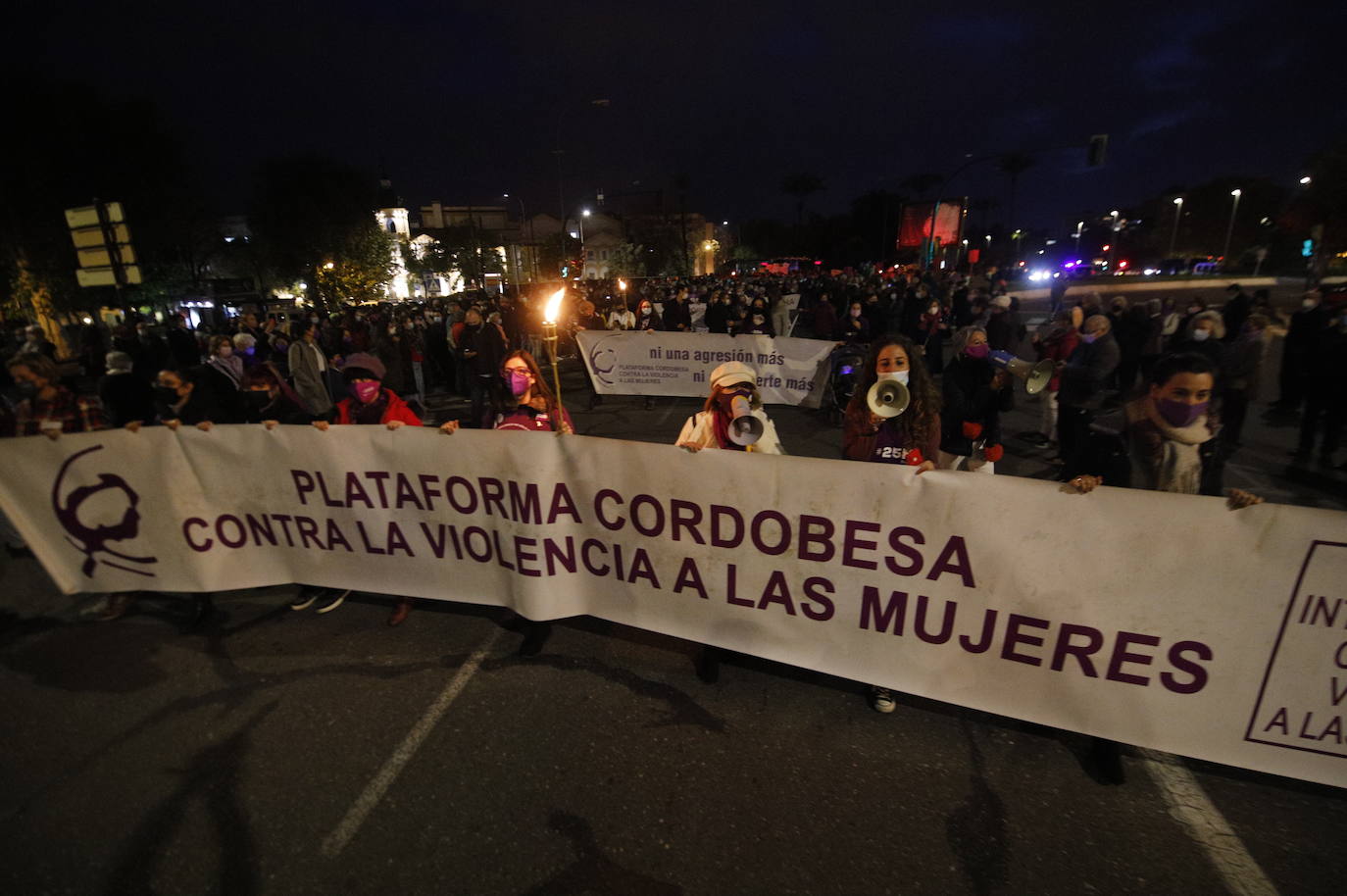 La manifestación contra la violencia machista en Córdoba, en imágenes