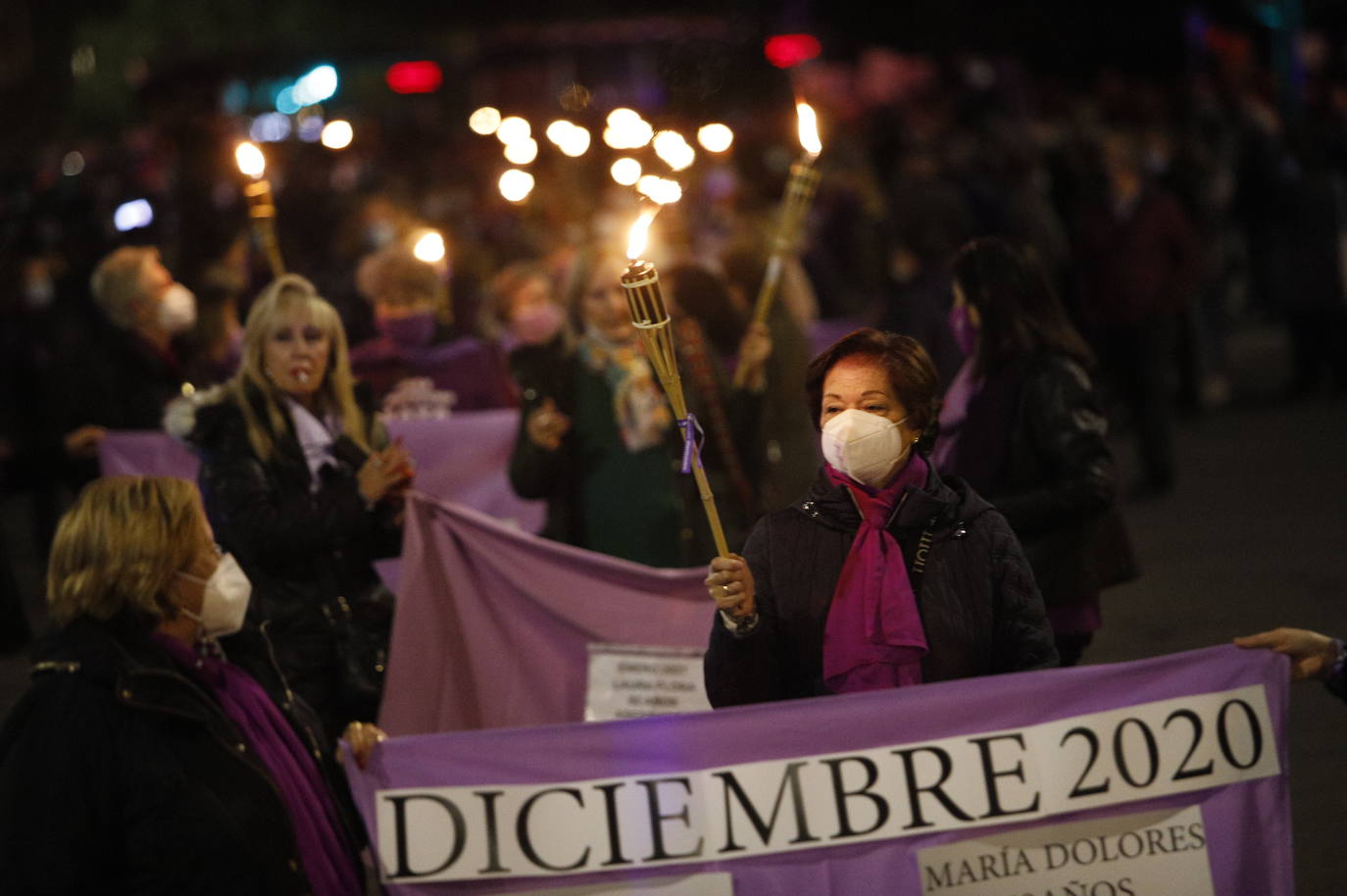 La manifestación contra la violencia machista en Córdoba, en imágenes