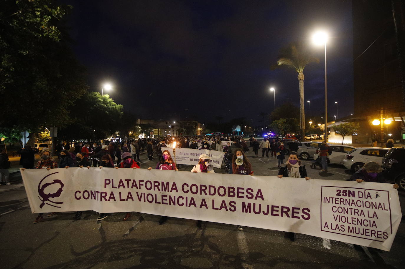 La manifestación contra la violencia machista en Córdoba, en imágenes