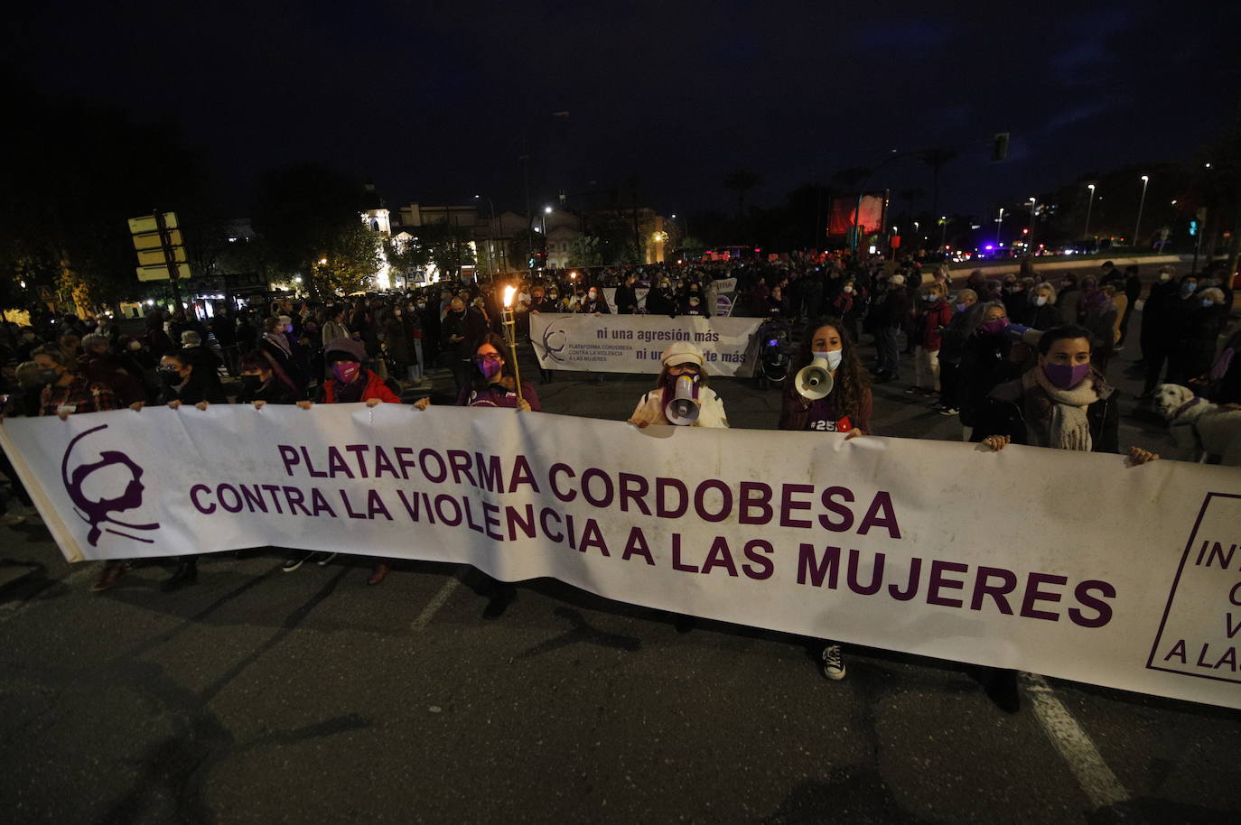 La manifestación contra la violencia machista en Córdoba, en imágenes