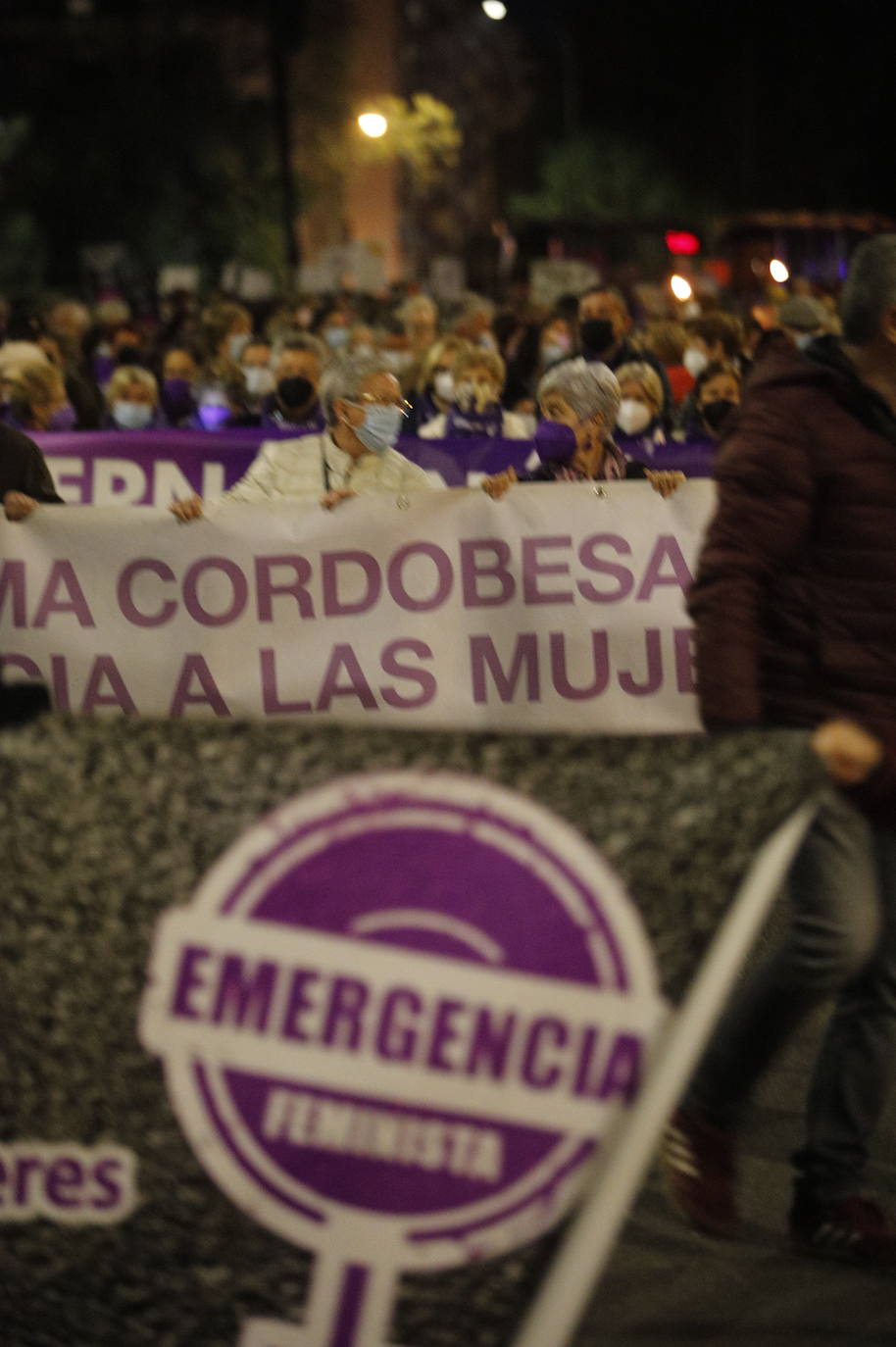 La manifestación contra la violencia machista en Córdoba, en imágenes