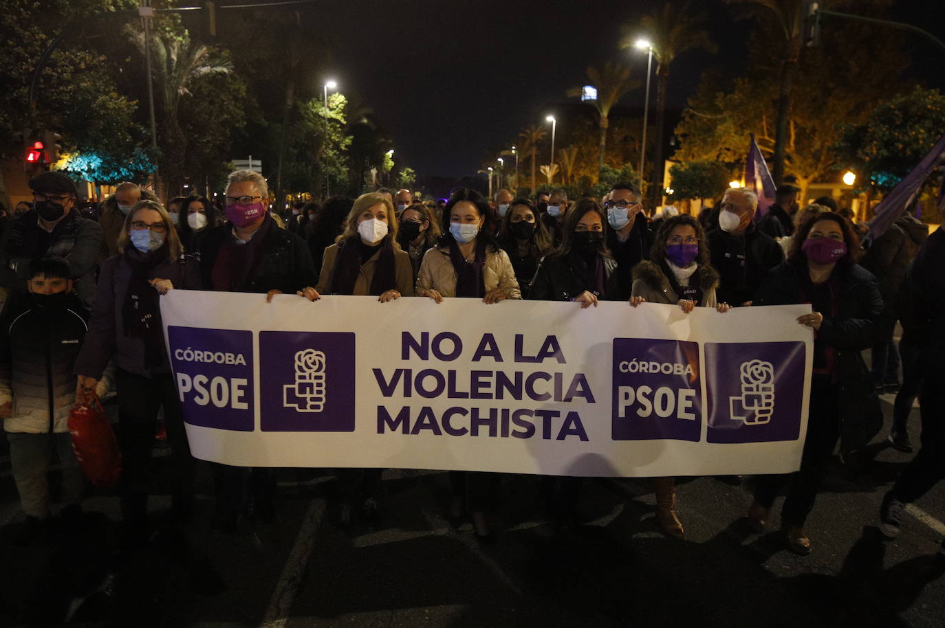 La manifestación contra la violencia machista en Córdoba, en imágenes