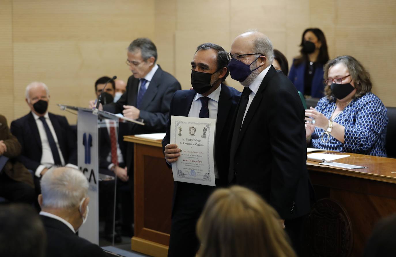 El homenaje a los abogados más veteranos de Córdoba, en imágenes