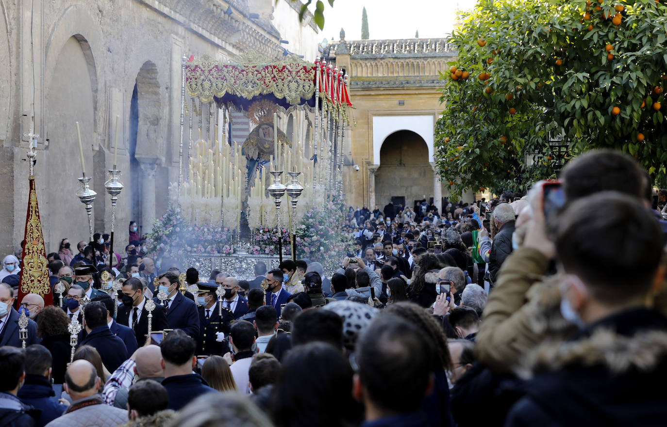 La procesión de acción de gracias de la Virgen de la Salud en Córdoba, en imágenes