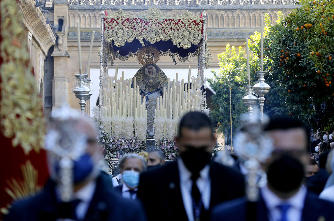 La procesión de acción de gracias de la Virgen de la Salud en Córdoba, en imágenes