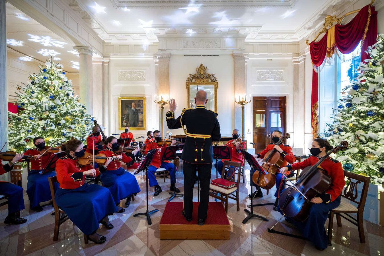 La Navidad llega a la Casa Blanca, en imágenes