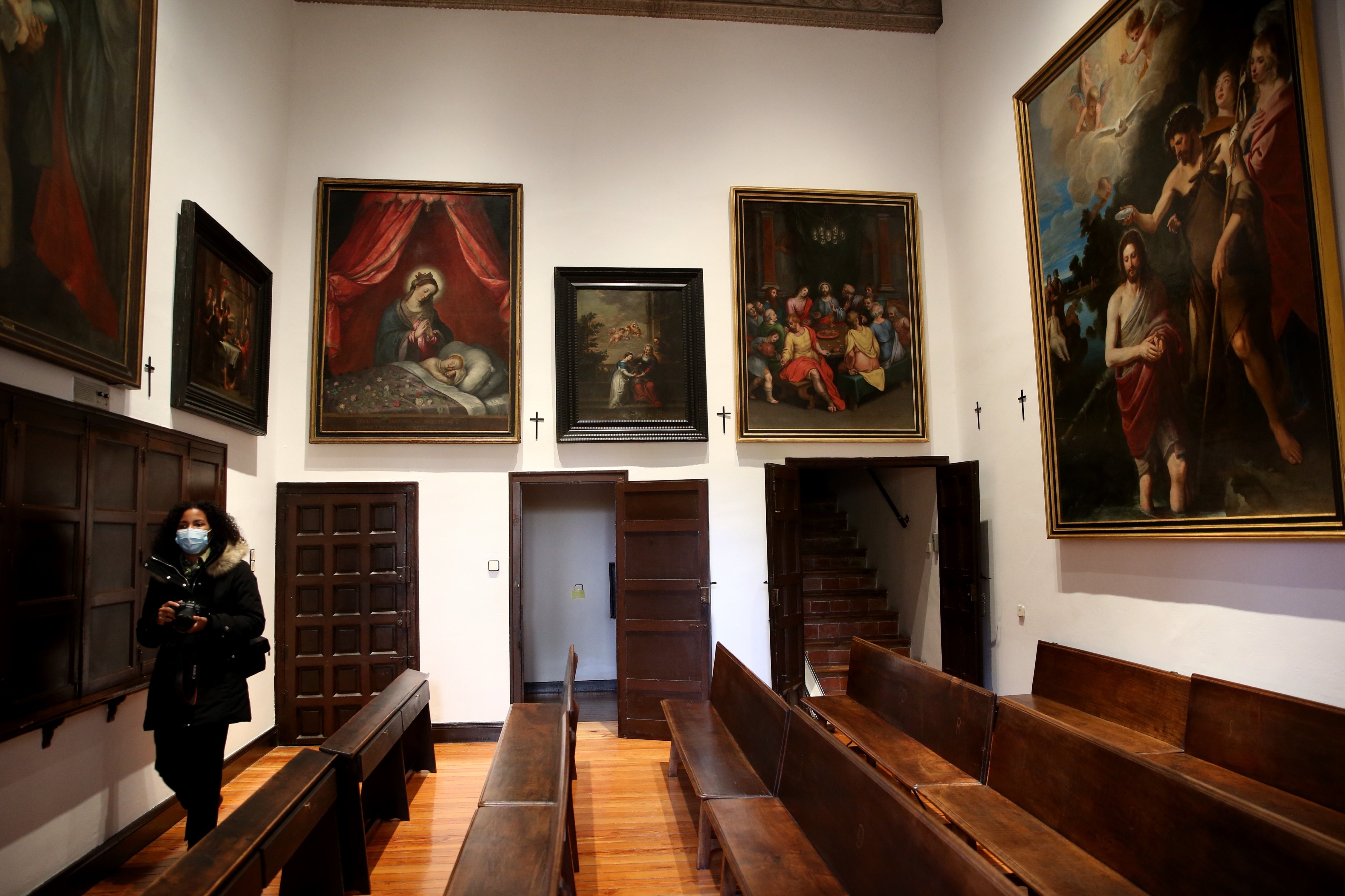 La Reina visita el Monasterio de las Descalzas Reales en su reapertura