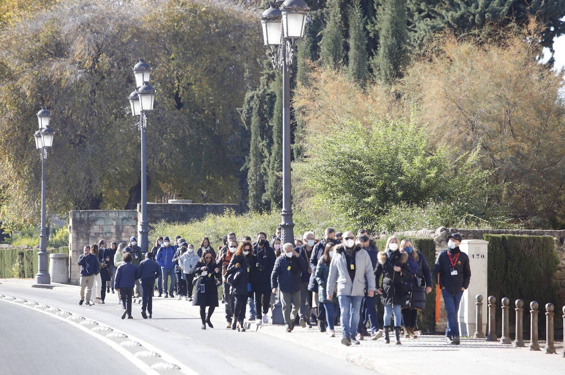 Los turistas durante el puente de la Inmaculada en Córdoba, en imágenes