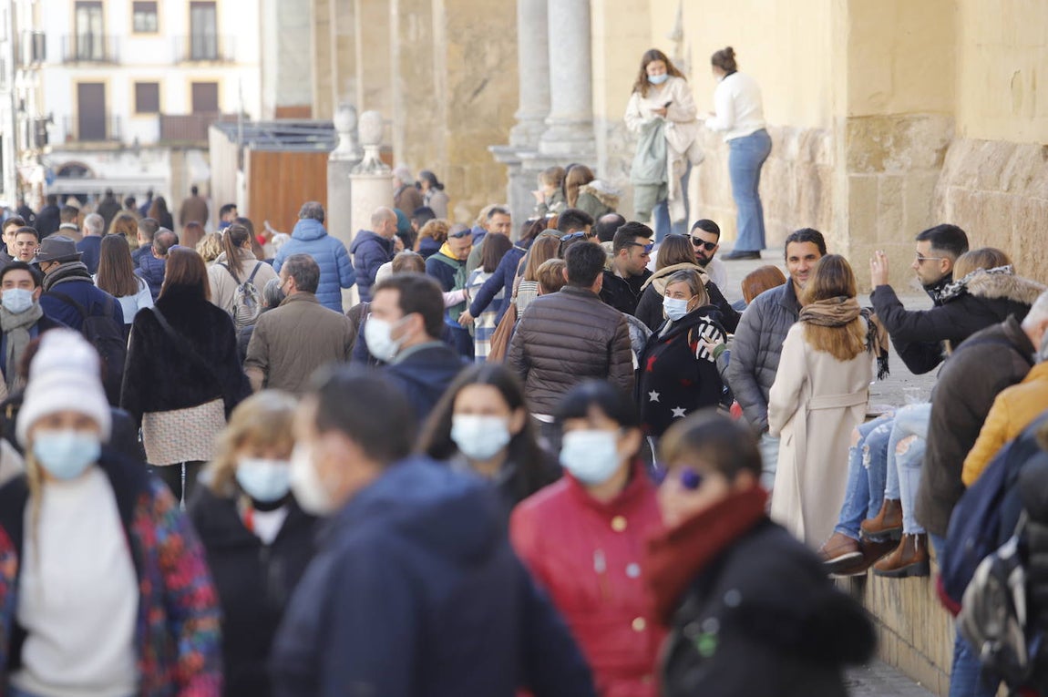 Los turistas durante el puente de la Inmaculada en Córdoba, en imágenes
